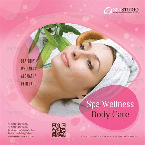 spa wellness brochure bundle  wellness spa brochure psd