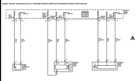 delphi crankshaft  camshaft position sensor wiring diagram