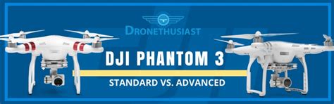 dji phantom  standard  advanced drone