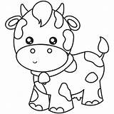 Cow Cows Animal Fiverr Outlines sketch template
