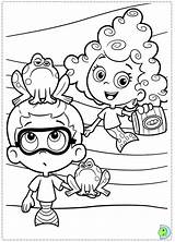 Coloring Bubble Guppies Pages Dinokids Close Deema Kids Print sketch template