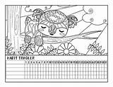 Tracker Habit Coloring May Printable sketch template