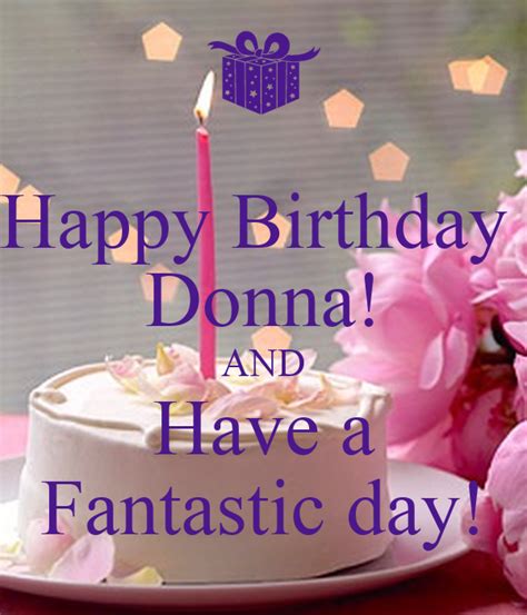 happy birthday donna    fantastic day poster lea