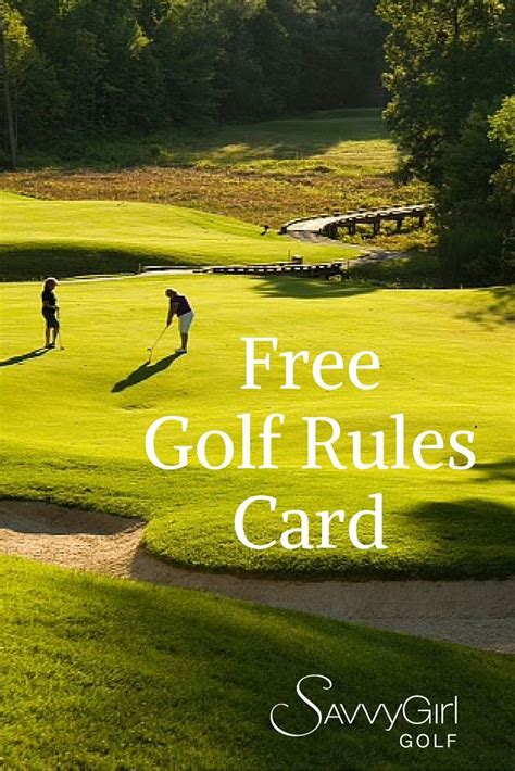 printable golf rules card golf cheat sheets   printable