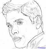 Supernatural Winchester Coloring Pages Dean Jensen Ackles Draw Color Drawings Print Outline Printable Drawing Coloringtop Adult Colouring Book Step Dragoart sketch template