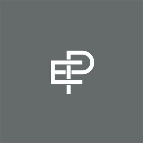 letter ep logo  icon design  vector art  vecteezy
