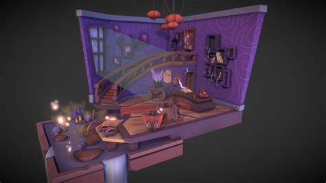 witch themed rooms a 3d model collection by meriam meriam sketchfab