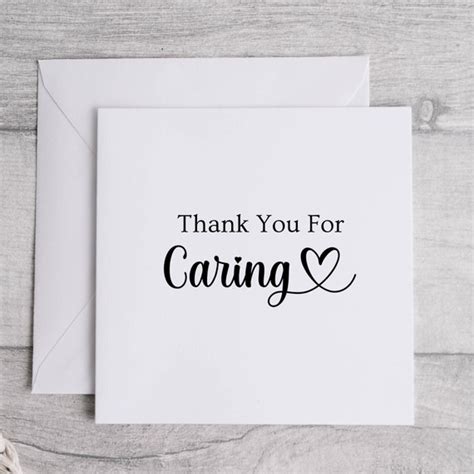 caring card appreciation card   carers etsy