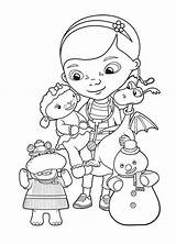 Doc Mcstuffins Coloring Pages Christmas Kids Hospital Printable Color Help Print Netart Disney Stuffy Colouring Toy Sheets Doctor Bestcoloringpagesforkids Birthday sketch template