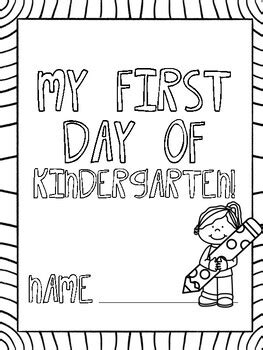 day  kindergarten coloring sheets  hannah henley tpt