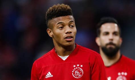 ajax neres liverpool join chelsea  arsenal  race   ajax star david neres daily mail
