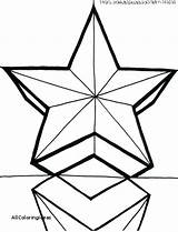 Star Christmas Coloring Color Pages Drawing Getcolorings Clipartmag sketch template