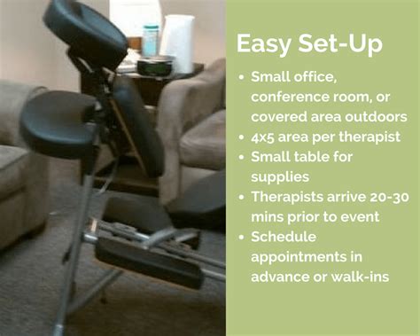 columbus chair massage corporate chair massage services on site