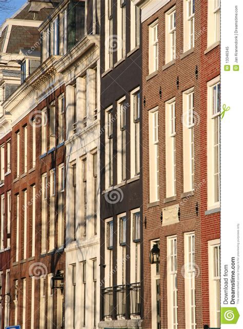 amsterdam houses stock image image  dutch residential