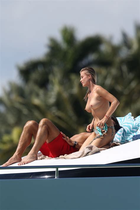 Wow Joanna Krupa Topless On Yacht Uncensored