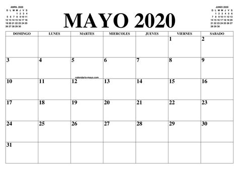 calendario mayo el calendario mayo imprimir