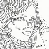 Coloring Pages Blank Recolor Sheets Adult Book Printable Marta Diaz Cute sketch template