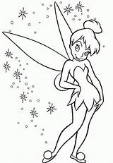 Tinkerbell Pages Christmas Coloring Getcolorings Color sketch template