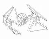 Tie Fighter Drawing Wars Star Interceptor Getdrawings Show sketch template