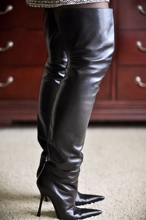 Ebay Leather Dolce And Gabbana Thigh High Boots Make A Rare