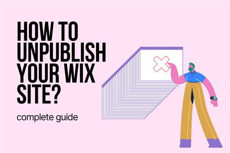 unpublish  wix site   complete guide