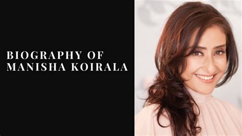 Biography Of Manisha Koirala Superstar Bollywood