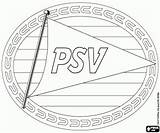 Psv Shield Eindhoven Eredivisie Coloring Football Pages Logo Emblems Dutch League Ajax Feyenoord Sparta Oncoloring sketch template