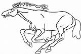 Coloring Mustang Pages Horse Galloping May13 Purplekittyyarns sketch template