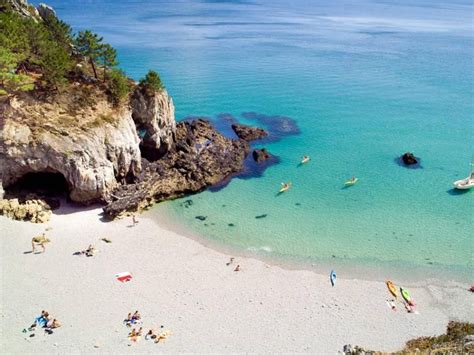 La Plage De Crozon Morgat Dans Le Finistère Paysage France Finistère