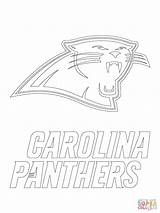 Panthers Carolina Coloring Logo Pages Printable Drawing sketch template