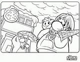 Coloring Club Penguin Pages Puffles Rainy Agent Secret Popular Getdrawings Days Drawing Coloringhome Comments sketch template
