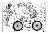 Coloring Christmas Bike Contest Junkie sketch template