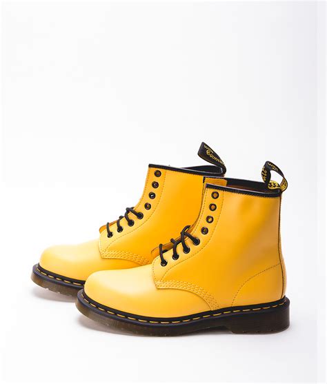 dr martens women ankle boots   yellow