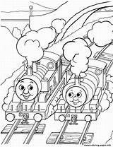 Coloring Train Friends Thomas Pages Printable sketch template
