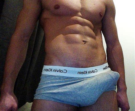 hard cock in underwear selfie