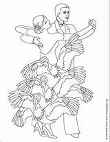 Coloring Pages Ballroom Dancing Dance Sketch Sketchite Christmas sketch template