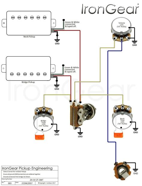 p  volume  tone wiring diagram