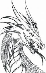 Dragon Coloring Drawing Pages Mythical Evil Dragons Realistic Creative Outline Neon Creature Scary Head Drawings Tattoo Outlines Greek Designs Getdrawings sketch template