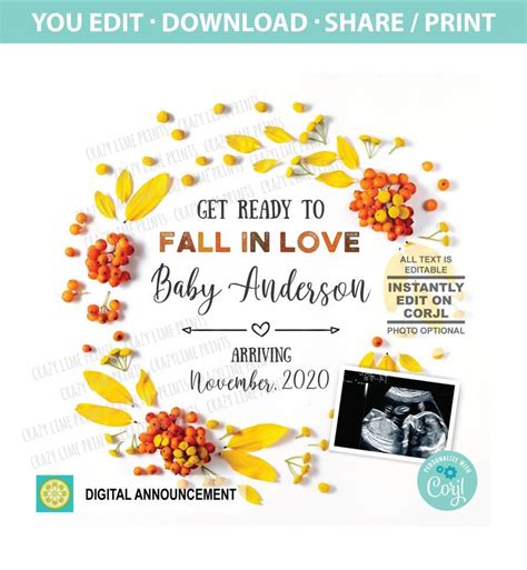Pin On Fall Pregnancy Announcement