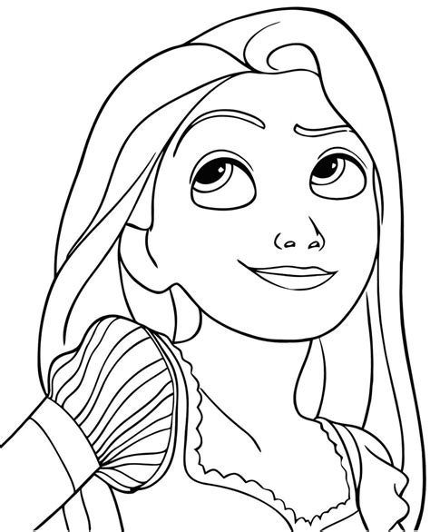 rapunzel printable coloring pages  day coloring pages