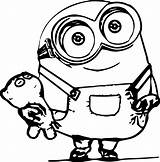 Minions Minion Coloring Pages Wecoloringpage sketch template