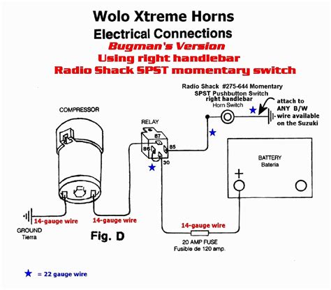 horn relay wiring diagram wiring diagram