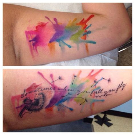 Watercolor Splash Background Tattoo Viraltattoo