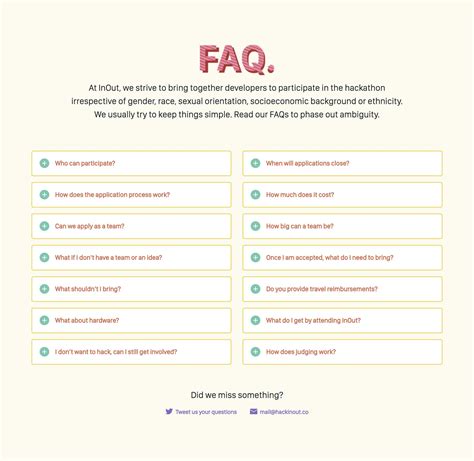 faq examples  landing pages