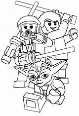 Yoda Lego Coloring Pages Color sketch template