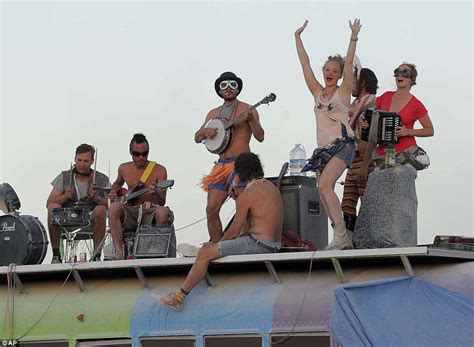 burning man festival underway as thousands gather in the searing nevada heat daily mail online