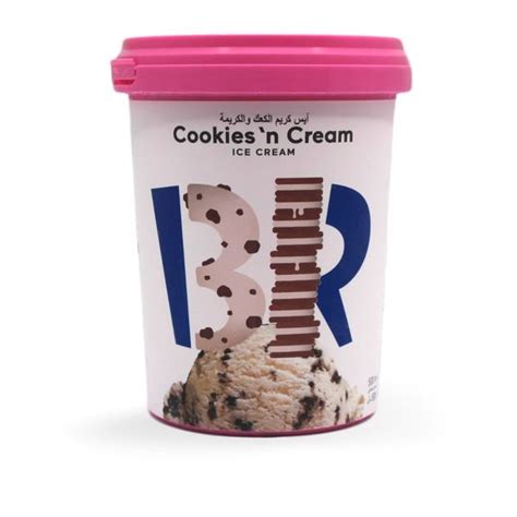 Baskin Robbins Cookies N Cream Ice Cream Tub 500 Ml Wholesale Tradeling