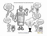 Food Coloring Sheet Label Solus Chef Nutrition Kids Labels Printable Introduces Fun Labeling Education Cartoon Mr Box Healthy Guide Printables sketch template