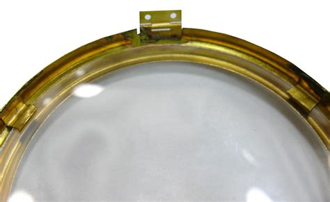 solid brass bezel  convex glass assembly  sizes ronell clock
