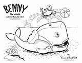 Benny Coloring Pdf Whale sketch template